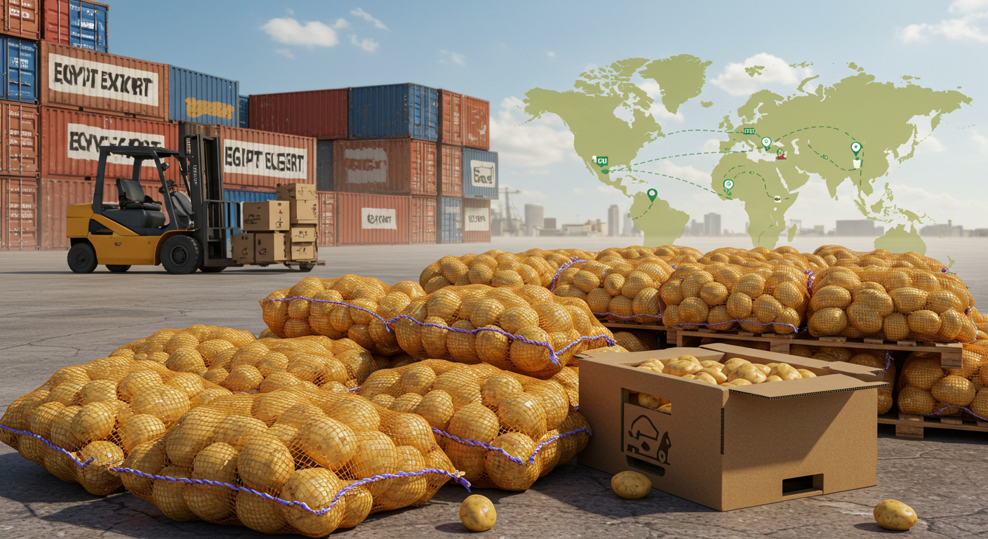 Potatoes from Egypt – Export Quality & Global Supply