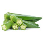Egyptian okra – bright green pods, fresh, tender, and export quality