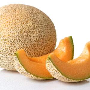 Melones cantalupo egipcios frescos con pulpa naranja brillante – perfectos para exportación