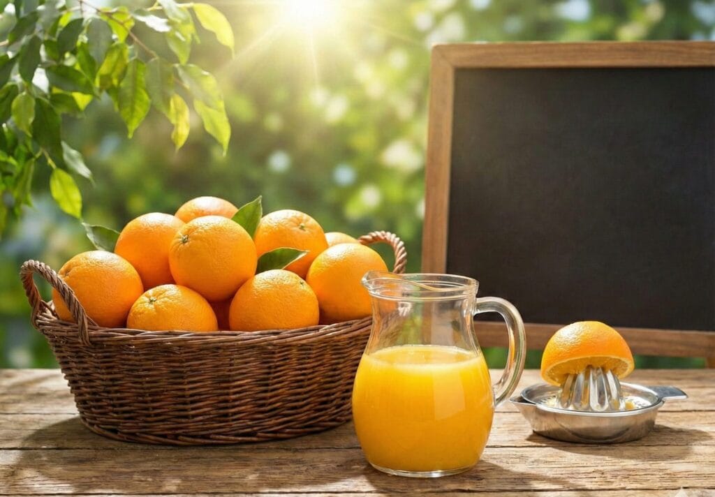 Oranges Valencia égyptiennes saison été mai-août - qualité jus export