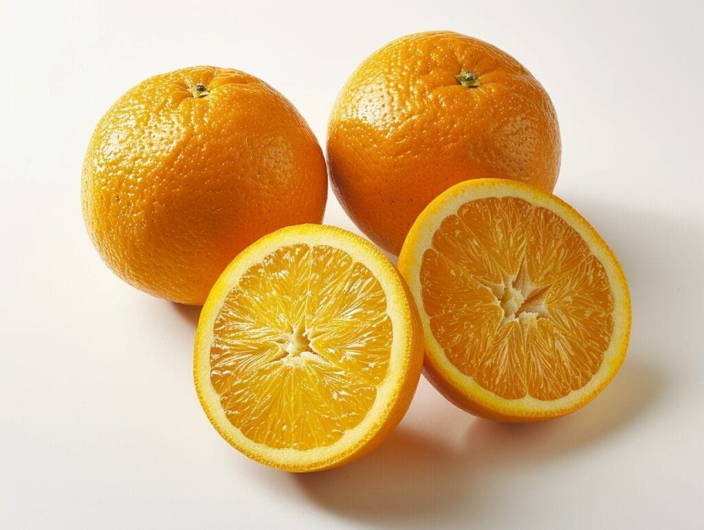 Oranges Valencia égyptiennes pour la production de jus et le marché frais