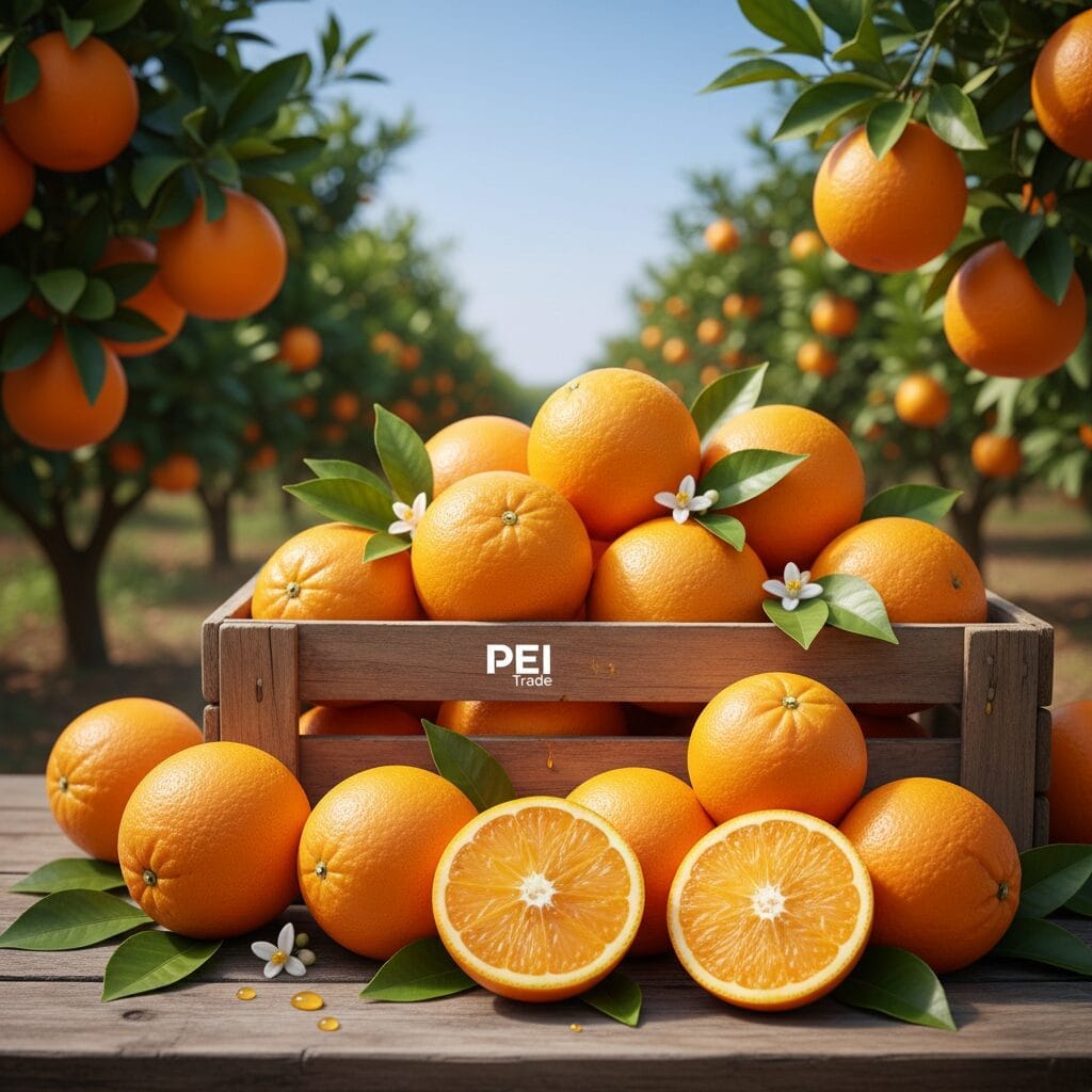 Oranges Valencia égyptiennes pour l'exportation - oranges à jus premium de PEI Trade