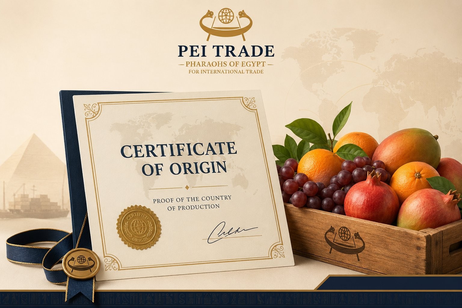 Il certificato di origine spiegato 1 Certificato di origine per l'esportazione: un documento ufficiale che certifica il paese in cui le merci sono state prodotte, usato per dogana e tariffe