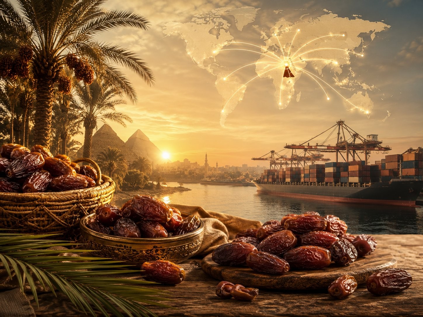 Egyptian dates export report 2026 — production, exports, varieties and markets