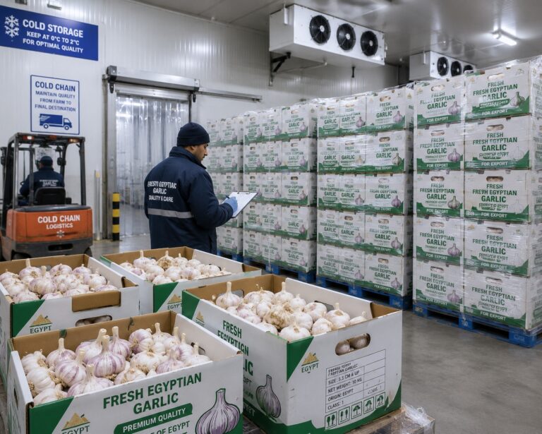 Embalaje y cadena de frío del ajo egipcio 15 egyptian garlic packaging cold chain