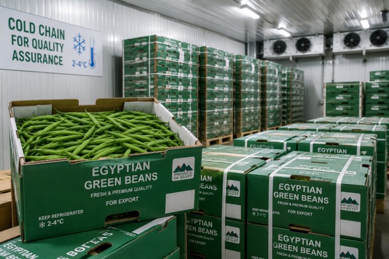Embalaje y cadena de frío de las judías verdes egipcias 9 egyptian green beans packaging cold chain