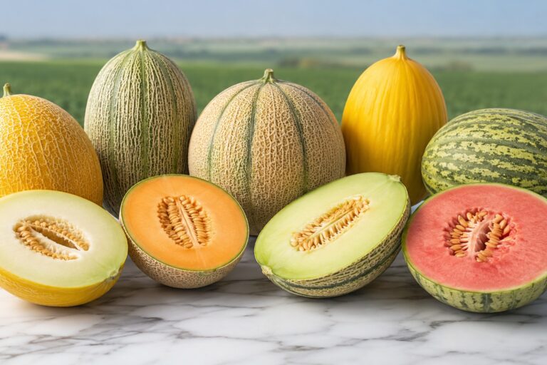 Ägyptische Melonen-Sorten: Cantaloupe, Galia und mehr 8 egyptian melon varieties