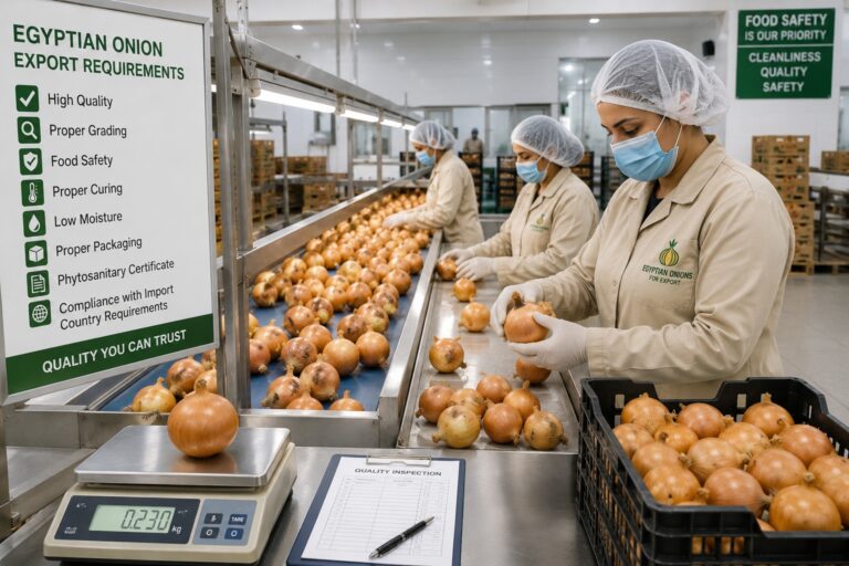 Exigences d’export de l’oignon égyptien 2 egyptian onion export requirements