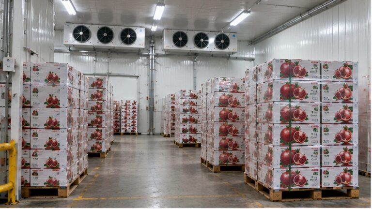 Embalaje y cadena de frío de la granada egipcia 16 egyptian pomegranate packaging cold chain