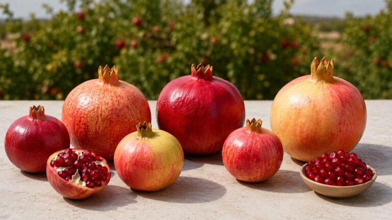 Variedades de granada egipcia: Wonderful y más 7 egyptian pomegranate varieties