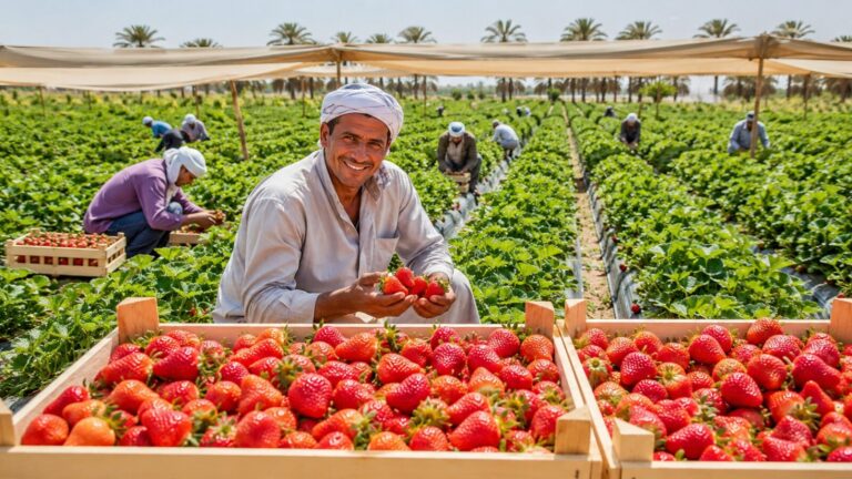 Saison et calendrier d’export de la fraise égyptienne 1 egyptian strawberry export season
