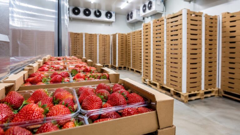 Emballage et chaîne du froid des fraises égyptiennes 3 egyptian strawberry packaging cold chain