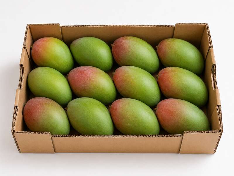 Egyptian Mango Exports 2026: Keitt and Kent Supply for Gulf and EU Buyers 1 Egyptian export mangoes graded and packed for shipment