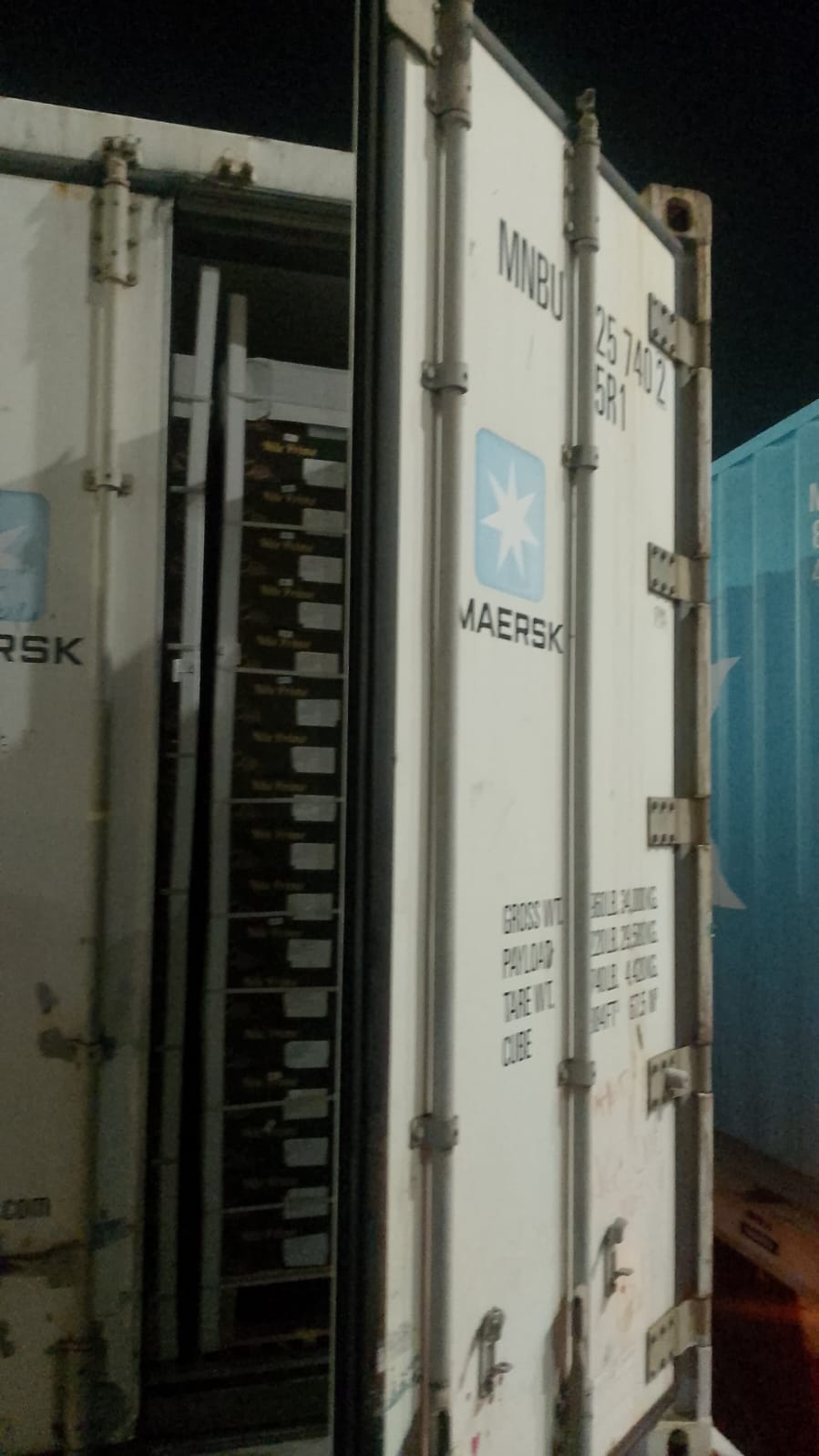 Sealed reefer container leaving an Egyptian packhouse, declared under HS codes for fresh produce