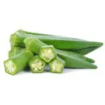 Egyptian okra – bright green pods, fresh, tender, and export quality