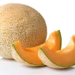 Fresh Egyptian cantaloupes with bright orange flesh – perfect for export
